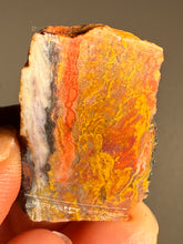 Load image into Gallery viewer, Pink Yellow Red Moroccan Agate | High Atlas Mountains •UNPOLISHED LAPIDARY  SLAB
