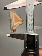 Load image into Gallery viewer, High-Grade Indonesian Sumatra Agate Pair – Vibrant Banded Chalcedony with Rich Color Zoning | Ethical Lapidary &amp; Collector Display Specimens
