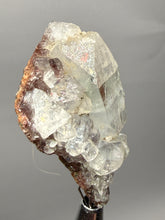 Load image into Gallery viewer, Lustrous Apophyllite over Red Heulandite (Zeolite Pocket) — Deccan Traps, Maharashtra, India
