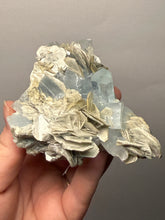 Load image into Gallery viewer, Premium Aquamarine with Mica on Matrix  Collector Mineral Specimen – Nagar Valley, Pakistan
