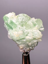 Load image into Gallery viewer, Mint Green Tourmaline 
And Pink Morganite on Matrix– Pegmatite Mineral Specimen from Pakistan
