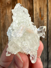 Load image into Gallery viewer, Clear Gem Apophyllite + Pink Stilbite Cluster • Maharashtra, India
