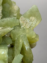 Load image into Gallery viewer, High-Grade Green Heulandite on Peach Stilbite Crystal Cluster | Deccan Traps, Maharashtra, India | Collector Mineral Specimen
