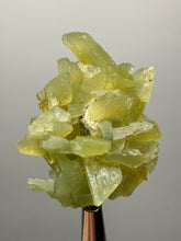 Load image into Gallery viewer, High-Grade Green Heulandite on Peach Stilbite Crystal Cluster | Deccan Traps, Maharashtra, India | Collector Mineral Specimen
