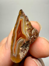 Load image into Gallery viewer, Polished Malawi Agate Half – High-Grade African Banded Agate Display Specimen
