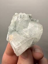 Load image into Gallery viewer, Gemmy Clear Apophyllite &amp; Pink Stilbite on Druzy Chalcedony | Zeolite Specimen | Maharashtra, India

