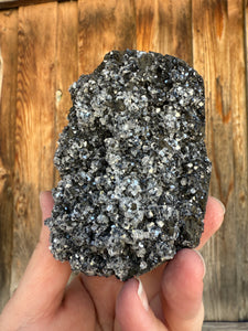 Druzy Black Apophyllite • Maharashtra, India