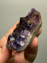 Load image into Gallery viewer, Premium Hematite-Phantom Deep Magenta Ametrine Cluster | Deccan Traps, India | Collector Mineral Specimen
