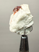 Load image into Gallery viewer, High-Grade Naturally Faceted Red Spessartine Garnet on Matrix — Skardu, Pakistan
