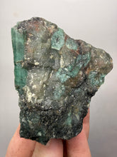 Load image into Gallery viewer, Emerald Variety Green Beryl on Matrix | Northern Bahia, Brazil | Collector Mineral Display Specimen
