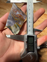 Load image into Gallery viewer, PREMIUM DISPLAY or LAPIDARY SLAB • Moroccan “Dream Landscape Jagate” (Purple, Teal, Red, Green, Red, Yellow &amp; Orange Moss Plume Agate + Jasper) Stone • Double Sided • High Atlas Mountains • Unpolished
