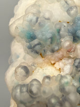 Load image into Gallery viewer, Blue-Green Chrysocolla in Botryoidal Chalcedony Cabinet Specimen | Indonesia
