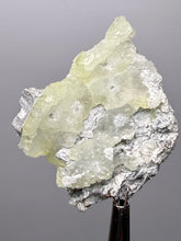Load image into Gallery viewer, Vibrant Yellow Brucite Thumbnail Mineral Specimen | Collector Crystal from Killa Saifullah District in Balochistan Province, Pakistan
