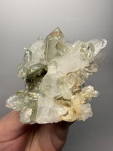 Load image into Gallery viewer, Chlorite-Included Quartz Cluster (Green Phantom Quartz) – Pakistan Mineral Specimen
