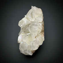 Load image into Gallery viewer, High-Grade Light Green Apophyllite on Pink Stilbite Zeolite | Indian Collector Mineral Specimen
