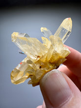 Load image into Gallery viewer, High Grade Golden Iron-Stained Himalayan Quartz Cluster | Rare Pakistan Mineral Specimen | Collector Display Crystal
