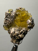 Load image into Gallery viewer, Vibrant Yellow Barite | Collector Display Specimen | Taourirt Mine, Morocco
