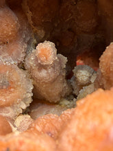 Load image into Gallery viewer, “Goblin Chalcedony” Pink &amp; Orange Druzy Botryoidal Stalactites — Tichka Massif, High Atlas, Morocco
