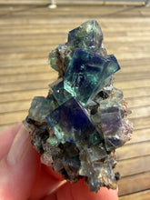 Load image into Gallery viewer, Rare Tenebrescent Color-Changing Cubic Fluorite | Hidden Forest Pocket — Diana Maria Mine, Frosterley, Weardale, County Durham, England
