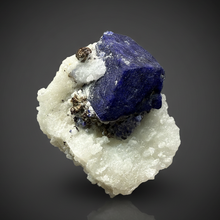 Load image into Gallery viewer, Afghan Lazurite Specimen | Deep Blue Lapis-Grade Crystal on Matrix | Collector Display Mineral
