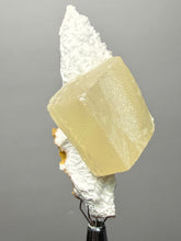 Load image into Gallery viewer, Rare Druzy Golden “Diamond” Calcite on Zeolite Matrix — Maharashtra, India | Collector Cabinet Specimen
