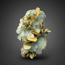 Load image into Gallery viewer, Premium Aquamarine with Mica on Matrix  Collector Mineral Specimen – Nagar Valley, Pakistan
