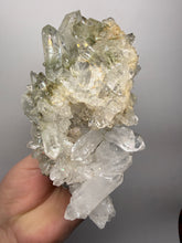Load image into Gallery viewer, Chlorite-Included Quartz Cluster (Green Phantom Quartz) – Pakistan Mineral Specimen
