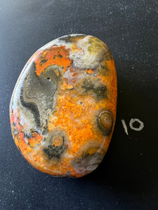 Bumblebee Jasper Agate Palm Stone from West Java, Indonesia • AAA High Grade