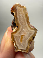 Load image into Gallery viewer, Polished Malawi Agate Half – High-Grade African Banded Agate Display Specimen
