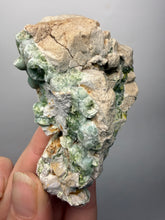Load image into Gallery viewer, High-Grade Green Wavellite Collectors Specimen - Radiating Botryoidal Crystal Formation - Arkansas, USA
