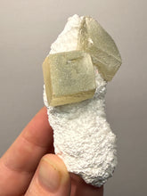 Load image into Gallery viewer, Rare Druzy Golden “Diamond” Calcite on Zeolite Matrix — Maharashtra, India | Collector Cabinet Specimen
