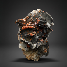Load image into Gallery viewer, Natural Vanadinite on Matrix | Collector Mineral Specimen | Morocco
