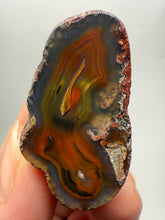 Load image into Gallery viewer, Polished Malawi Agate Half – High-Grade African Banded Agate Display Specimen
