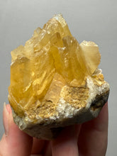 Load image into Gallery viewer, Golden Glow Calcite Cluster | Maharashtra, India
