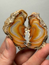 Load image into Gallery viewer, Premium Sumatra Agate Pair (Banded Chalcedony) Display Specimen | Indonesia
