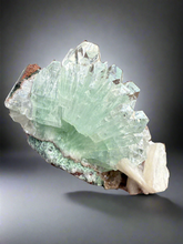 Load image into Gallery viewer, Light Mint Green Radial (Disco Ball) Apophyllite + Stilbite • Maharashtra, India
