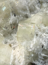 Load image into Gallery viewer, 3.1” New Find: Huanzala Mine Peru Sphalerite + Chalcopyrite + Apatite + Calcite + Quartz | Collector Display Specimen

