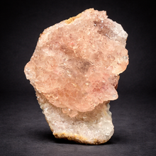 Load image into Gallery viewer, Pink &amp; Orange Druzy Quartz Flower Plate on Matrix— Tichka Massif, High Atlas, Morocco
