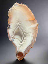 Load image into Gallery viewer, Rare Moroccan White Agate w Incredible Parallax Collected by Indigenous Nomads | Ancient Beauty from the Sahara

