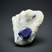 Load image into Gallery viewer, Afghan Lazurite Specimen | Deep Blue Lapis-Grade Crystal on Matrix | Collector Display Mineral
