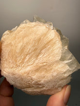 Load image into Gallery viewer, High-Grade Light Green Apophyllite on Pink Stilbite Zeolite | Indian Collector Mineral Specimen
