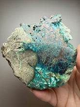 Load image into Gallery viewer, 4” Polished Native Copper in Chrysocolla — Display Specimen (Indonesia)

