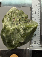 Load image into Gallery viewer, Electric Green Diopside on Quartz – Collector Mineral Specimen (Gilgit-Baltistan) Pakistan
