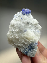 Load image into Gallery viewer, Afghan Lazurite Specimen | Deep Blue Lapis-Grade Crystal on Matrix | Collector Display Mineral
