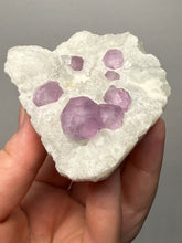 Load image into Gallery viewer, Superb Purple Fluorite on Quartz | De’an Fluorite Mine, Wushan, De’an County, Jiangxi, China
