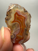 Load image into Gallery viewer, Polished Malawi Agate Half – High-Grade African Banded Agate Display Specimen
