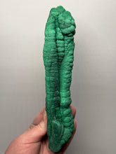 Load image into Gallery viewer, 8.1” High-Grade Malachite Stalactite “Cave” Formation | DR Congo | Mineral Collector Specimen
