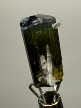 Load image into Gallery viewer, Blue Cap Dark Green Stak Nala Tourmaline with Cleavelandite – Haramosh Mountains, Pakistan | Thumbnail Specimen
