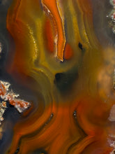 Load image into Gallery viewer, Polished Malawi Agate Half – African Banded Agate Display Specimen
