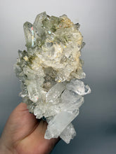 Load image into Gallery viewer, Chlorite-Included Quartz Cluster (Green Phantom Quartz) – Pakistan Mineral Specimen
